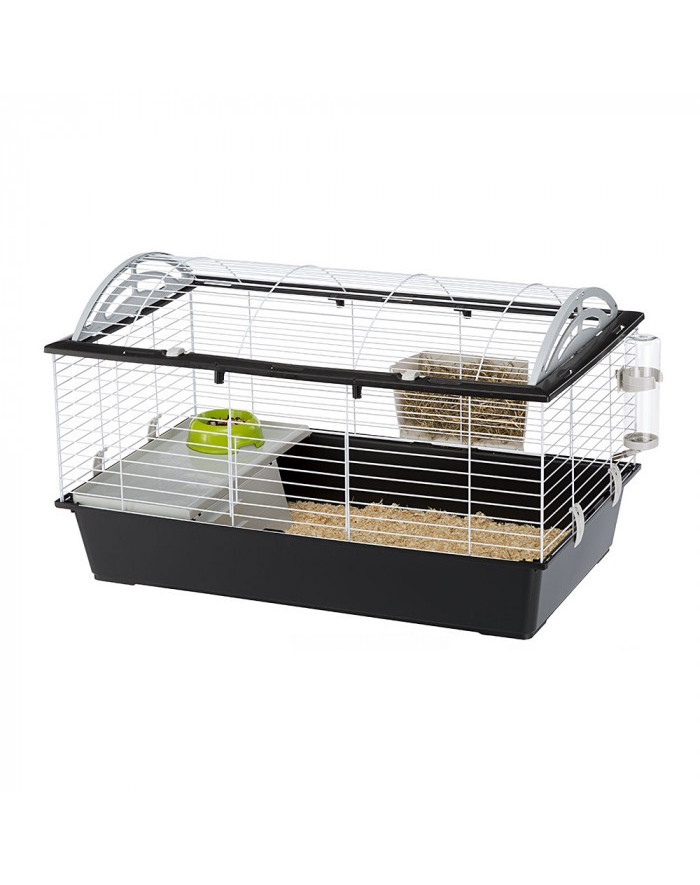 Cage recommandée pour les cochons d'Inde Skinny - elle a une taille et une hauteur adaptées.